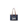 New Lee Leather Tote Bag, Shopping Bag, Shoulder Bag Regular Women's Dark Blue/Light Blue LE250115M
