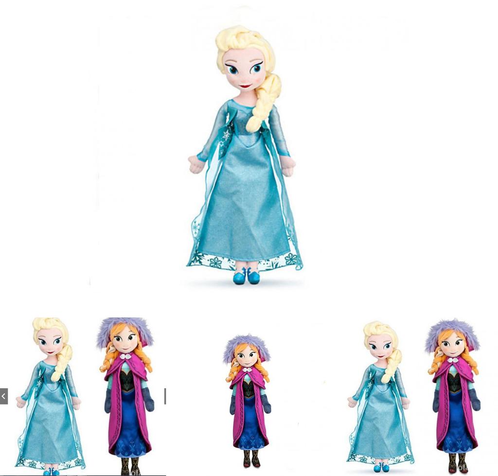 Timeless Design 2018 Disney Frozen Fever Elsa And Anna Plush Dolls Ideal For All Ages