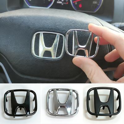 50/53 мм ABS Значок-эмблема на центр руля автомобиля H для Civic FIT Accord Prelude CRV 5-го City CRZ CRX