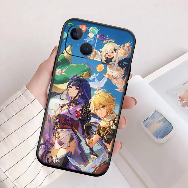 Новый премиальный чехол для телефона Genshin Impact для Xiaomi Poco C40 C50 C51 C55 C65 C71 C75 F3 F5 F6 F7 M2 M3 Pro Ultra