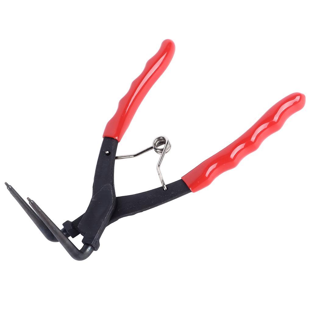 Плоскогубцы для стопорных колец Сверхмощные Внутренние Изогнутые 90 Градусов Длинные 7 дюймов Углеродистая сталь Подпружиненные