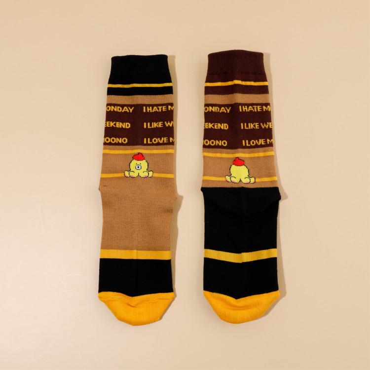 MOONO XI Hate Monday носки 3 типа