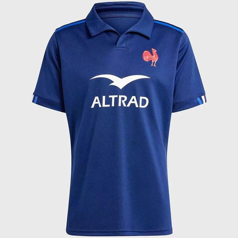 2024-2025 Rugby Jersey England Scotland Wales France Home Away Short Sleeve Team Sport Shirt Unisex