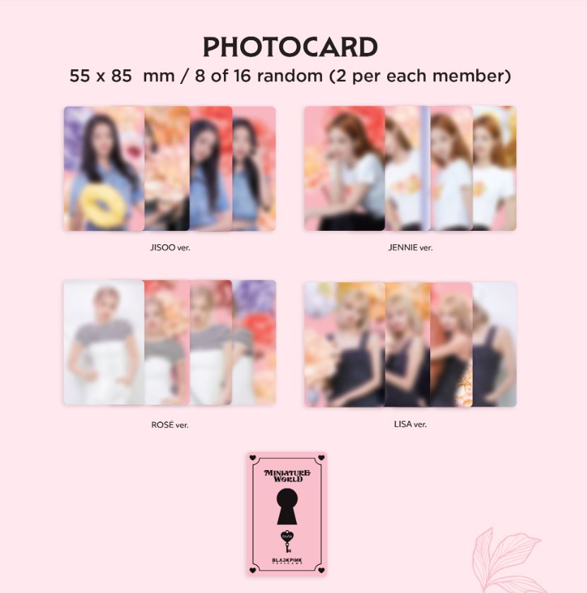 BLACKPINK THE GAME Коллекция фотокарточек – МИНИАТЮРНЫЙ МИР [Предзаказ + Бонус в виде внутриигрового купона]