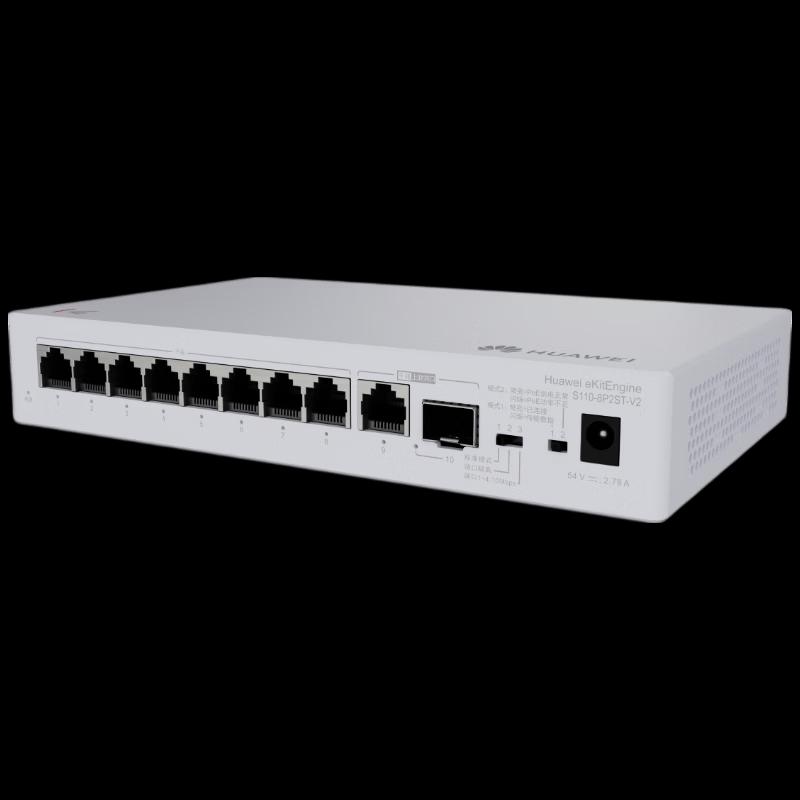 Huawei Kunling S110-8P2ST-V2 9-Port Unmanaged Gigabit PoE Switch