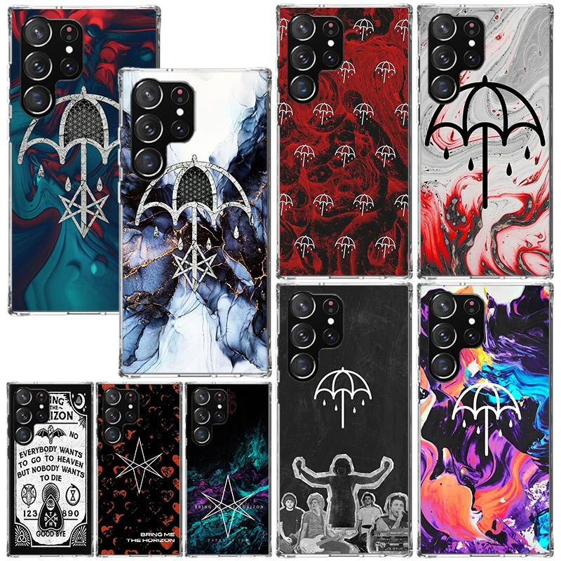 Чехол для телефона Bring Me The Horizons для Samsung Galaxy S25 S24 S23 S22 Ultra S21 FE S20 Plus S10 + S10E Арт Fundas Задняя крышка S24 S