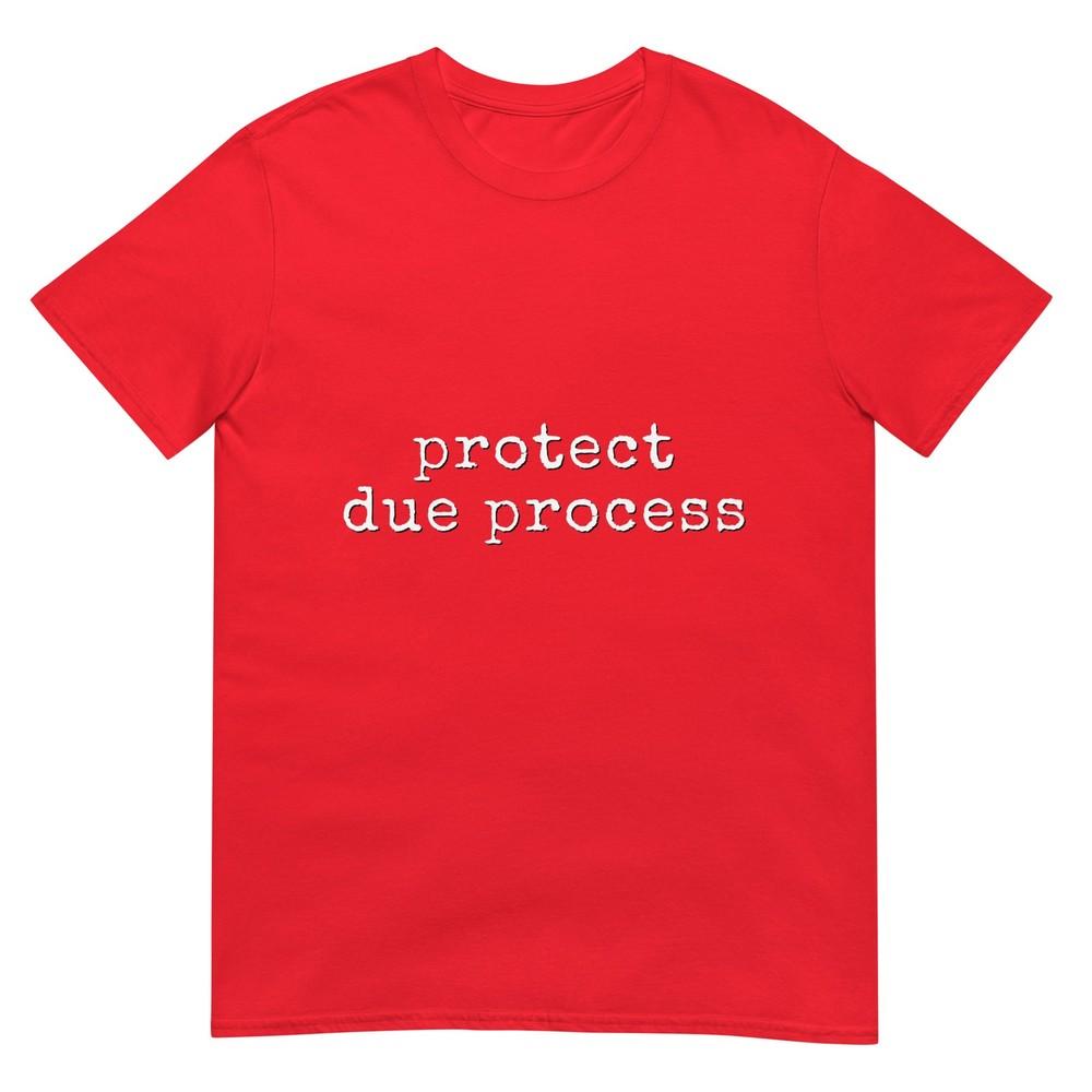 Protect Due Process Political Protest Resist TShirt
