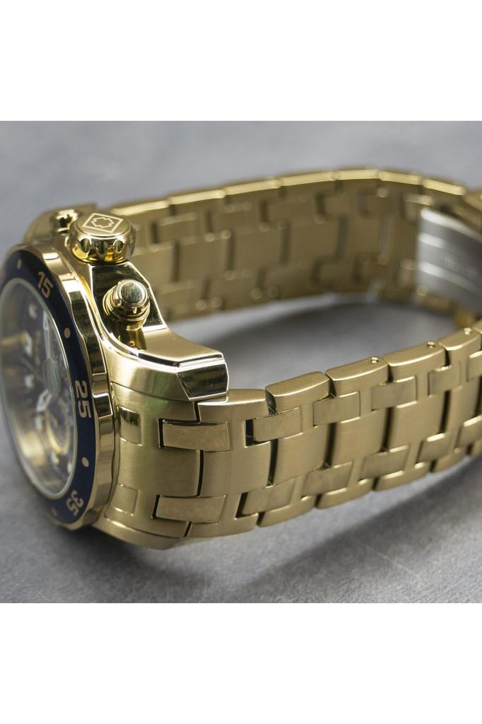 Pro Diver Quartz 48 мм корпус золотой ремешок из нержавеющей стали синий циферблат 0073 подлинный импортный продукт [Invicta] мужские [Товар]