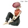 Аниме Ranma1/2 Время отдыха Тендо Аканэ Женская Ранма 10см Милая Девочка Сидящая ПВХ Модель Фигурки Забавное Настольное Украшение Периферия