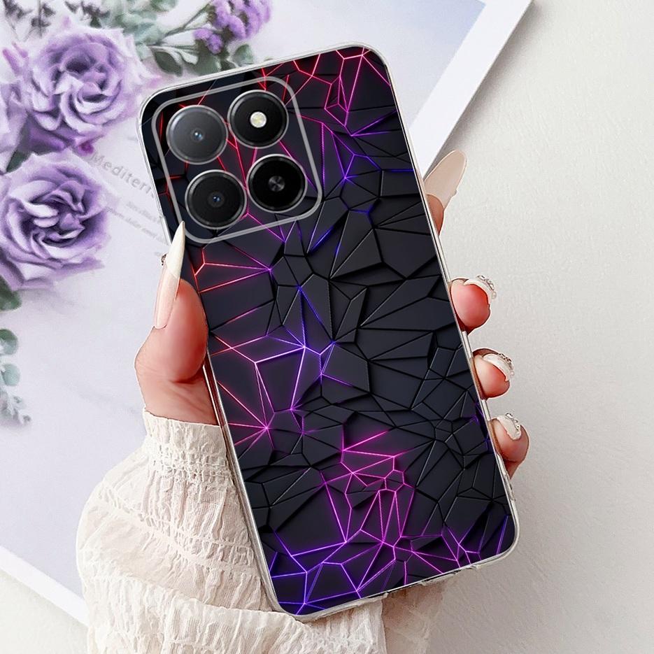 Чехол для Honor X5b 4G GFY-LX2 Милый Расписной Чехол Прозрачный Силиконовый Мягкий ТПУ Чехол для Телефона Для Honor X5b Plus HonorX5b Задняя Крышка Coque