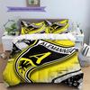 Alemannia Pattern Bedding Quilt Set  Home Decoration  Gift (1 * duvet cover + 2 * pillowcase  without core)