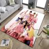 K-pop Group Poses Office Rug Chair Mat, Game Carpet, Suitable for Front Door, Bedroom, Living Room, Desk, Holiday Gift