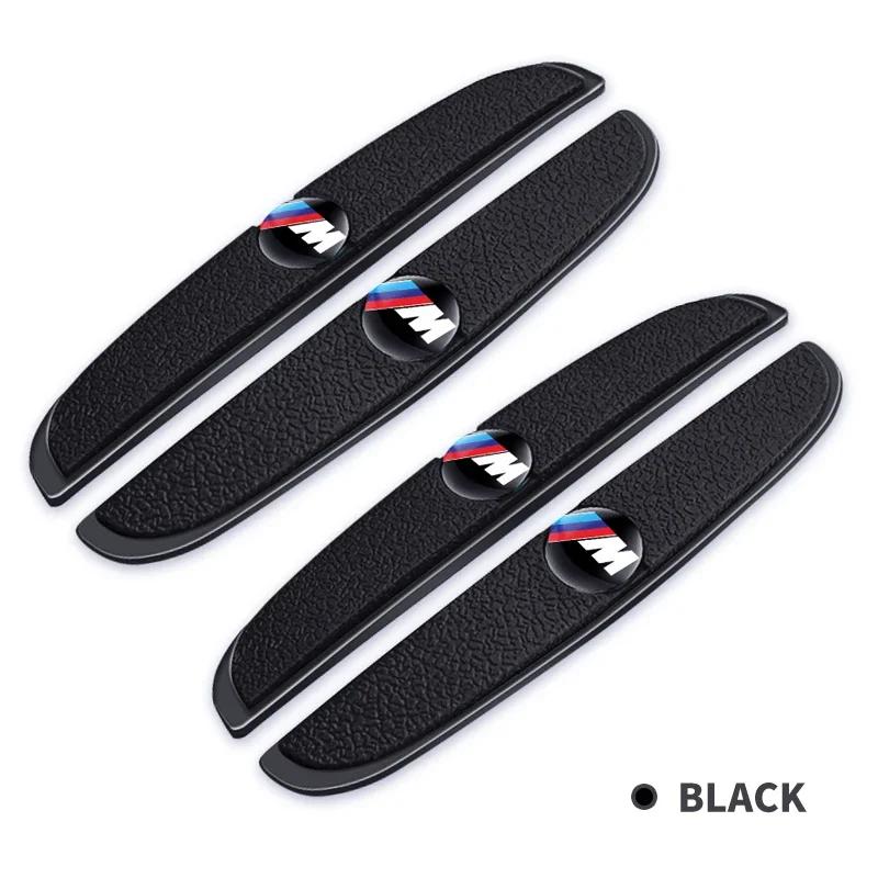 XTLBT1 4pcs Rubber Bumper Strip Car Door Anti-Collision Emblem Sticker For bmw e46 e39 e90 e60 e30 f10 f11 f20 f30 g20 g30 x1 x3 x5 z4