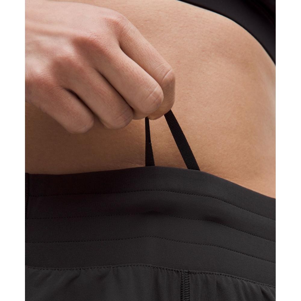 Шорты Lululemon Hotty Hot с высокой талией и подкладкой, 4 дюйма, черные