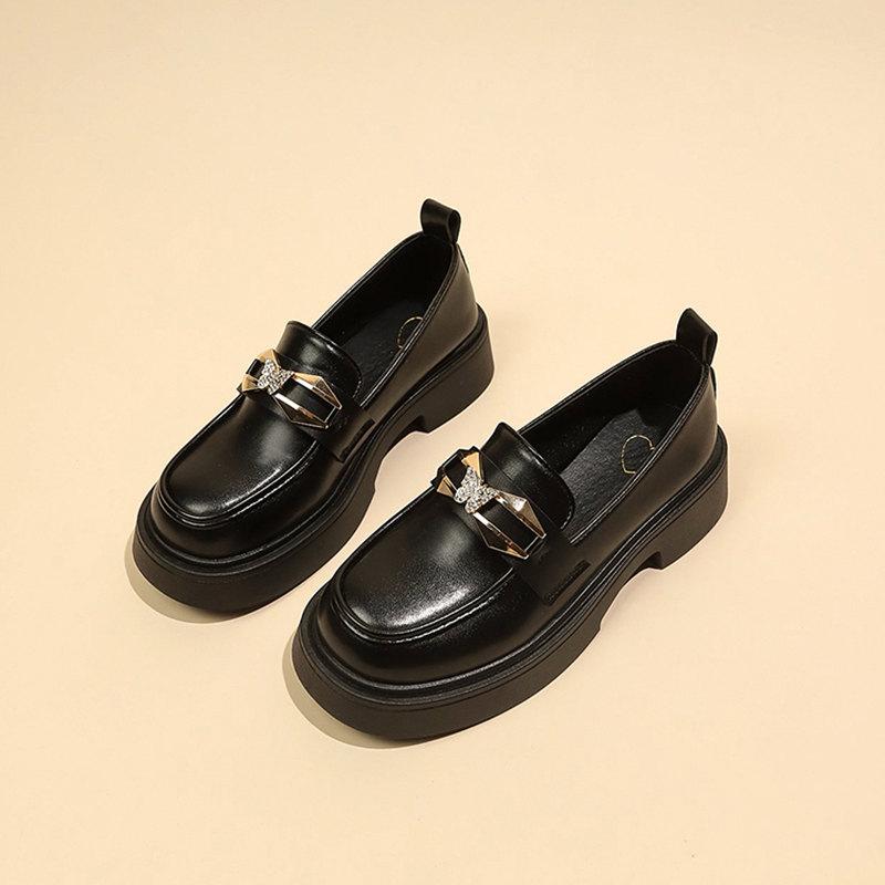 Модные женские мокасины, туфли в британском стиле JK Uniform 2024 года, новые туфли Мэри Джейн со стразами, женская повседневная обувь Mujer