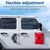 Fuel Door Hinge Mount Bracket Accessory Set For Jeep Wrangler JK JL JT 2007-2025 For Locking Pack Design