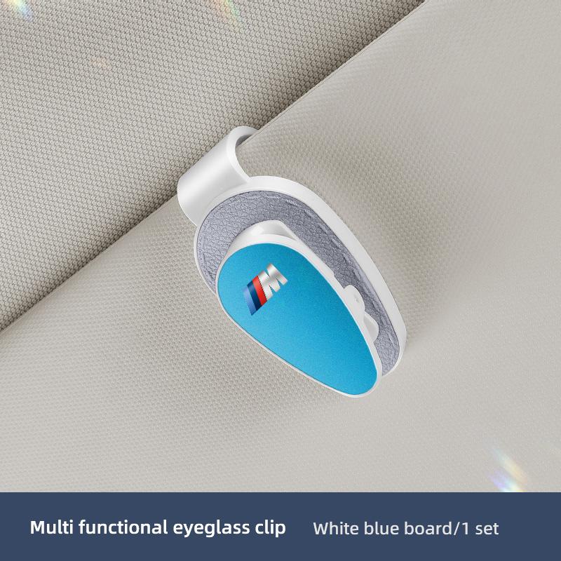 Multi functional Car Sun Visor Sunglasses Card Ticket Holder Glasses Clip Valve Cap For BMW X1 X2 X3 X5 X4 X6 X7 iX3 F20 F10 F07