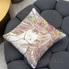 KKobato Anime Pillow Case Cover Square for Decorative Cushion Bed Couch Sofa Classic Style Machine Washable
