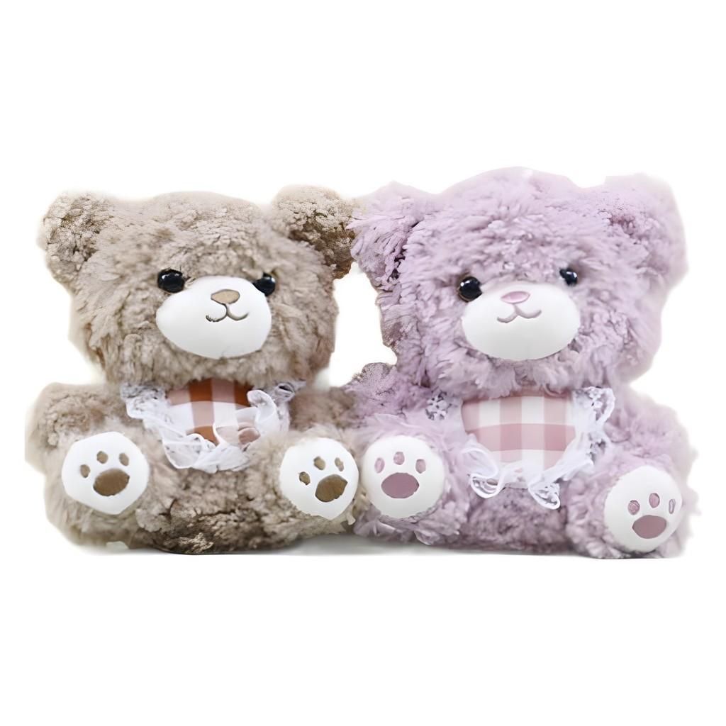 Charming Plush Bear Keychain Cozy Pp Cotton Filling Soft Toy Key Holder