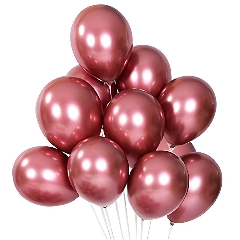 Solid Color 10-Inch Matte Latex Balloon Set for Children's Birthday Decoration