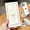 Роскошный прозрачный магнитный чехол для беспроводной зарядки MagSafe с кнопками управления камерой для iPhone 16 Plus 16 Pro Max с упаковочной крышкой