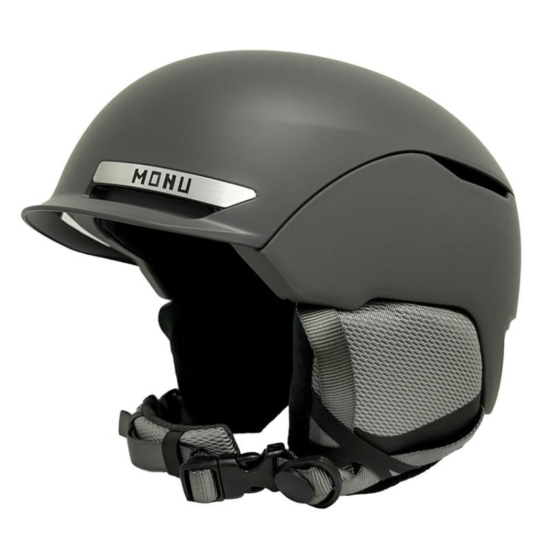 Лыжный шлем Интегрированное формование Мужской и женский Одинарная и двойная доска Для помещений и улицы Безопасность Противоударный Теплый Лыжный шлем Снаряжение