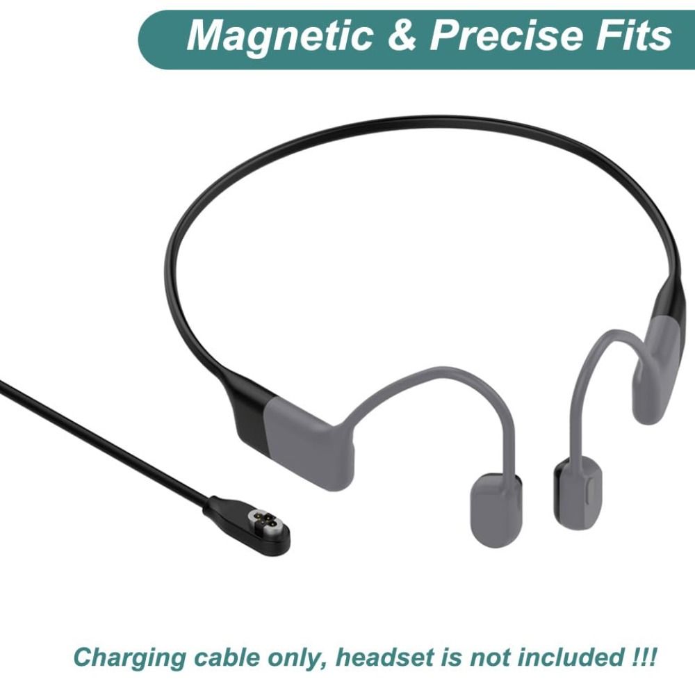 100cm Bone Conduction Headphone Charger 4 Pin Power Cord Replacement for Shokz OpenSwim Pro S710