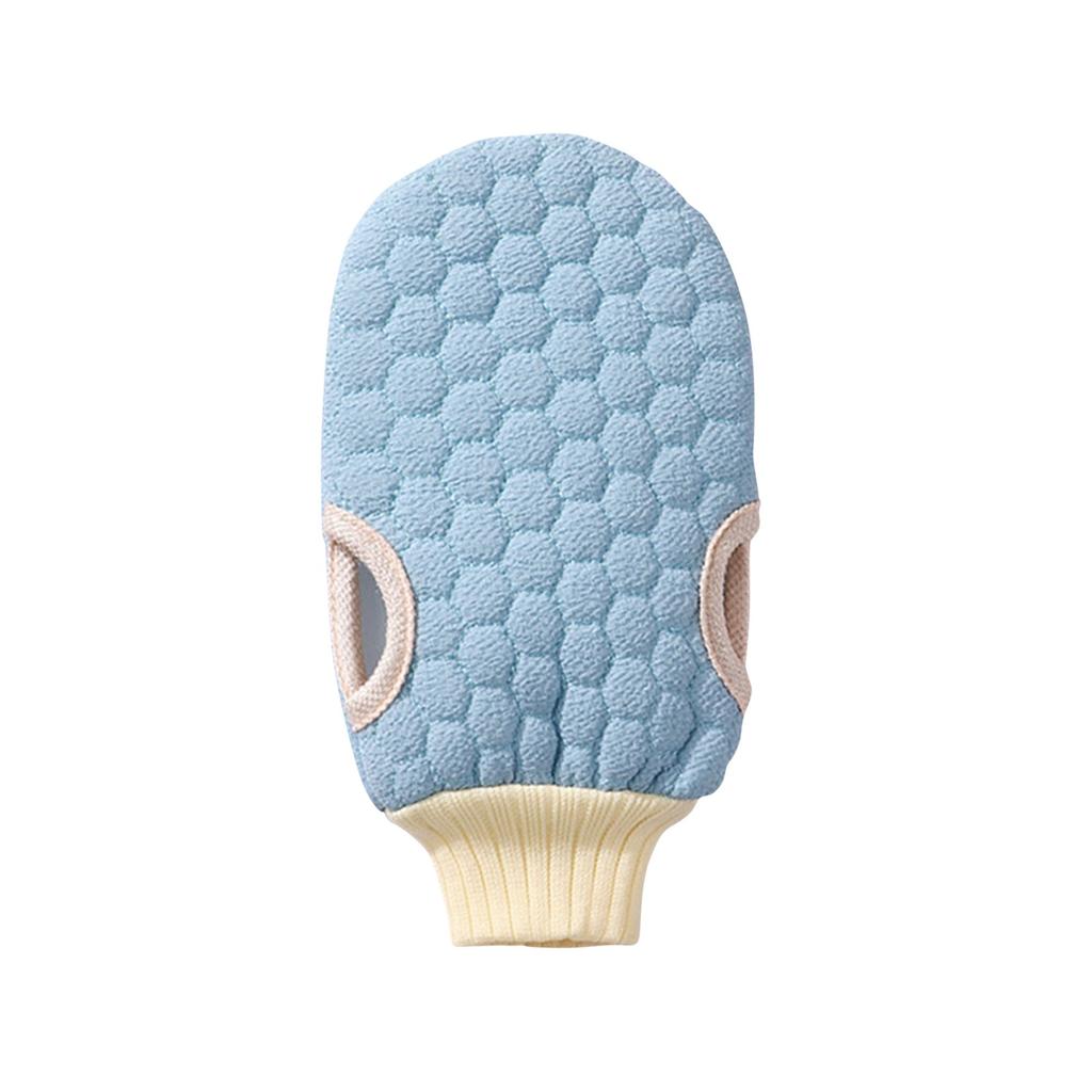 Две пары двухсторонних перчаток для душа, полотенец для мытья, моющих и отшелушивающих перчаток для сильной грязи