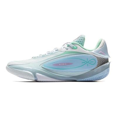 Li Ning Wade 808 5 Ультракомфортные Модные Универсальные Баскетбольные Кроссовки Мужские кроссовки Белый Синий Зеленый ABAV015-3