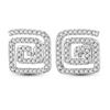 Original 925 Sterling Silver Women Hoop Earrings High Quality Shine Zircon U Shaped Classic Style Earring for Women Jewelry Gift