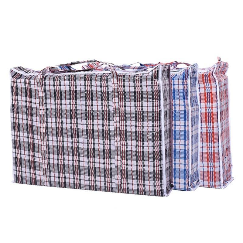 Bag Jumbo Laundry Waterproof Zipper Reusable Strong Storage Travel Bag Organizer