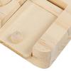 Foraging Toys For Rabbits Interactive Wooden Small Animal Dispenser Cute Pet Puzzle Toys For Indoor Feeding Cage Play Pet Home