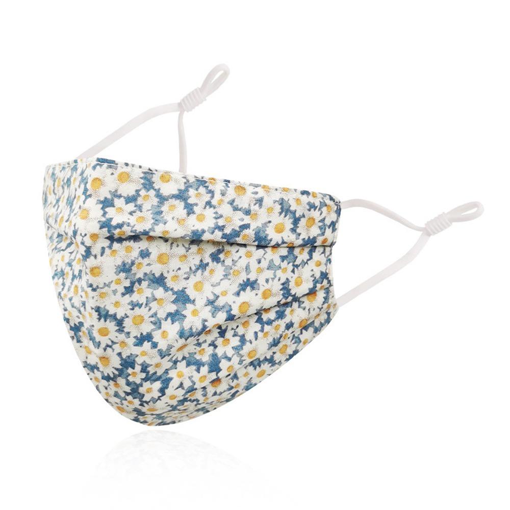 Washable Breathable Face Mask Anti-UV Sunscreen Mask Fashion Cotton Printing Mask Outdoor Sports
