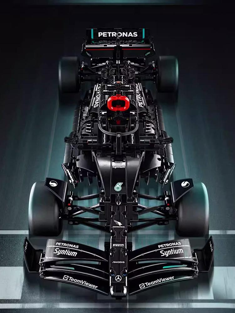 Китай Строительные блоки 8282 Mercedes Benz F1 Гоночная Технология Машиностроение Группа Строительные Кирпичики 2001 Частичная Сборка Гигантская Игрушка
