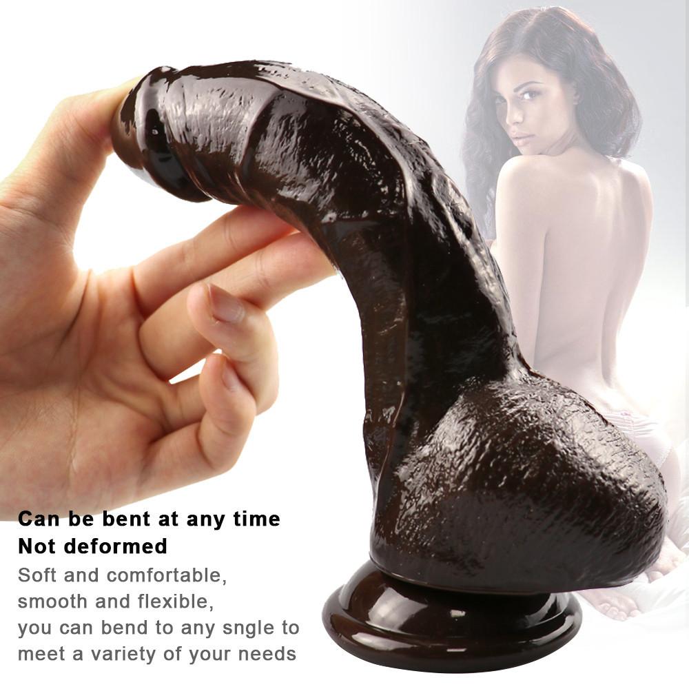 Коричневый реалистичный фаллоимитатор с ремешком на фаллоимитаторе, трусики, анальная пробка, игры для геев, секс-игрушки для женщин-лесбиянок, пар, член для мастурбации для взрослых