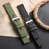 Канвасовый нейлоновый ремешок для часов Seiko, ремешки для часов Omega, военный спортивный браслет, дышащий, водонепроницаемый, 20 мм, 22 мм, 24 мм, ремешок для часов