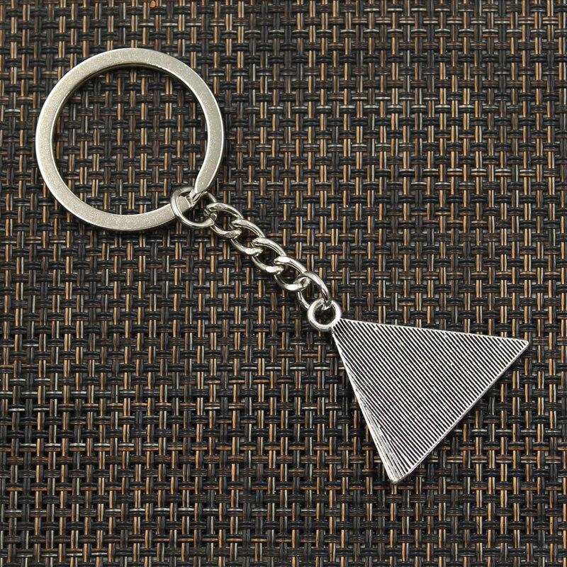 Модный брелок для ключей 30 мм, металлический брелок для ключей, ювелирные изделия, антикварное покрытие, египетская пирамида, глаз Гора, 30x31 мм, кулон