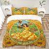 3pcs Princess Belle Quilt Set - Soft and Comfortable Bedroom, Guest Room and Dorm Decor Bedding Set 1 Quilt Cover + 2 Pillowcases.B074