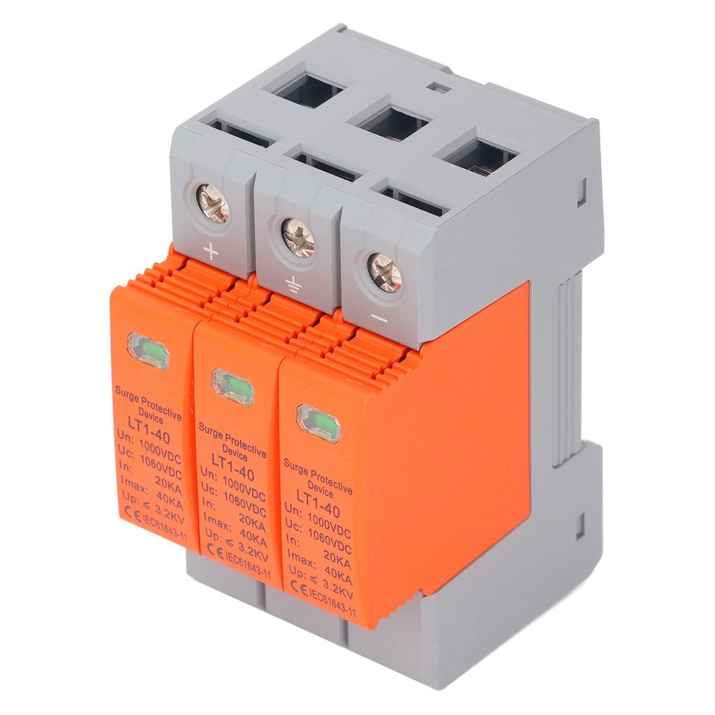 3P Сетевой фильтр 35MM DIN-рейка фотоэлектрическое устройство защиты от перенапряжения низковольтный разрядник для