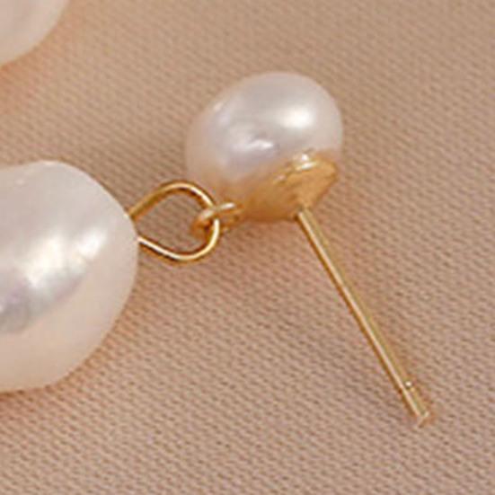 1 пара женских сережек-гвоздиков с белым искусственным жемчугом, висячие серьги-подвески в стиле барокко для дочери подружки невесты