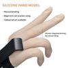 Professional Silicone Nail Practice Hand Model with Stand - Flexible Movable Fingers
