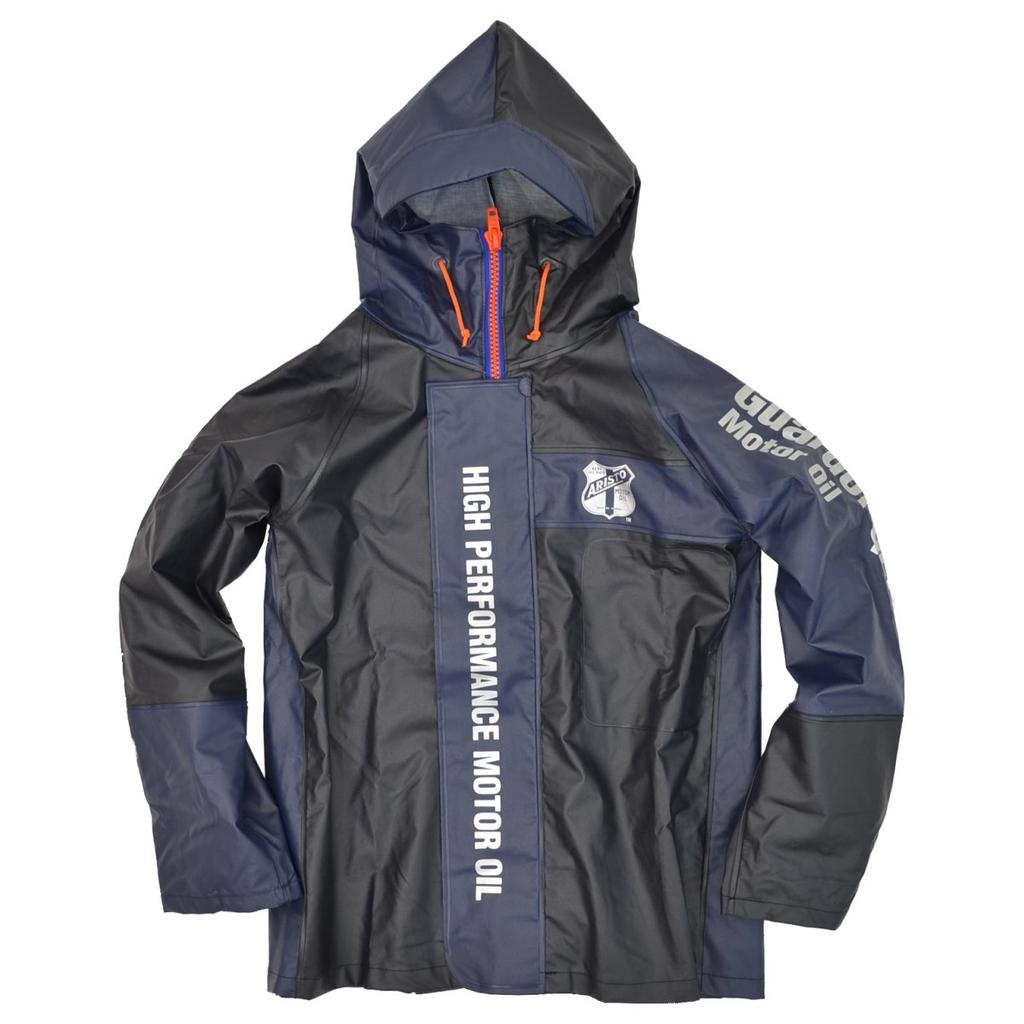 Authentic Marine PVC Rainwear Marine "76Lubricants" jacket/No.76-MJ153 (5L, Orange)