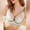 Memory Ring Sexy Lace Ultra-Thin Crystal Cup French Lingerie Large Adjustable Sexy Bra