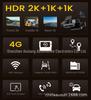 2K HD 4G Трехканальный видеорегистратор с ночным видением и мониторингом передней, средней и задней части