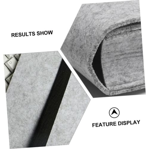 Gadpiparty 104 Keyboard Storage Bag, Keycap Case, Accessories, Keyboard and Laptop Bag, Backlit, Quiet Gaiter for Keyboards and Instruments, Gray