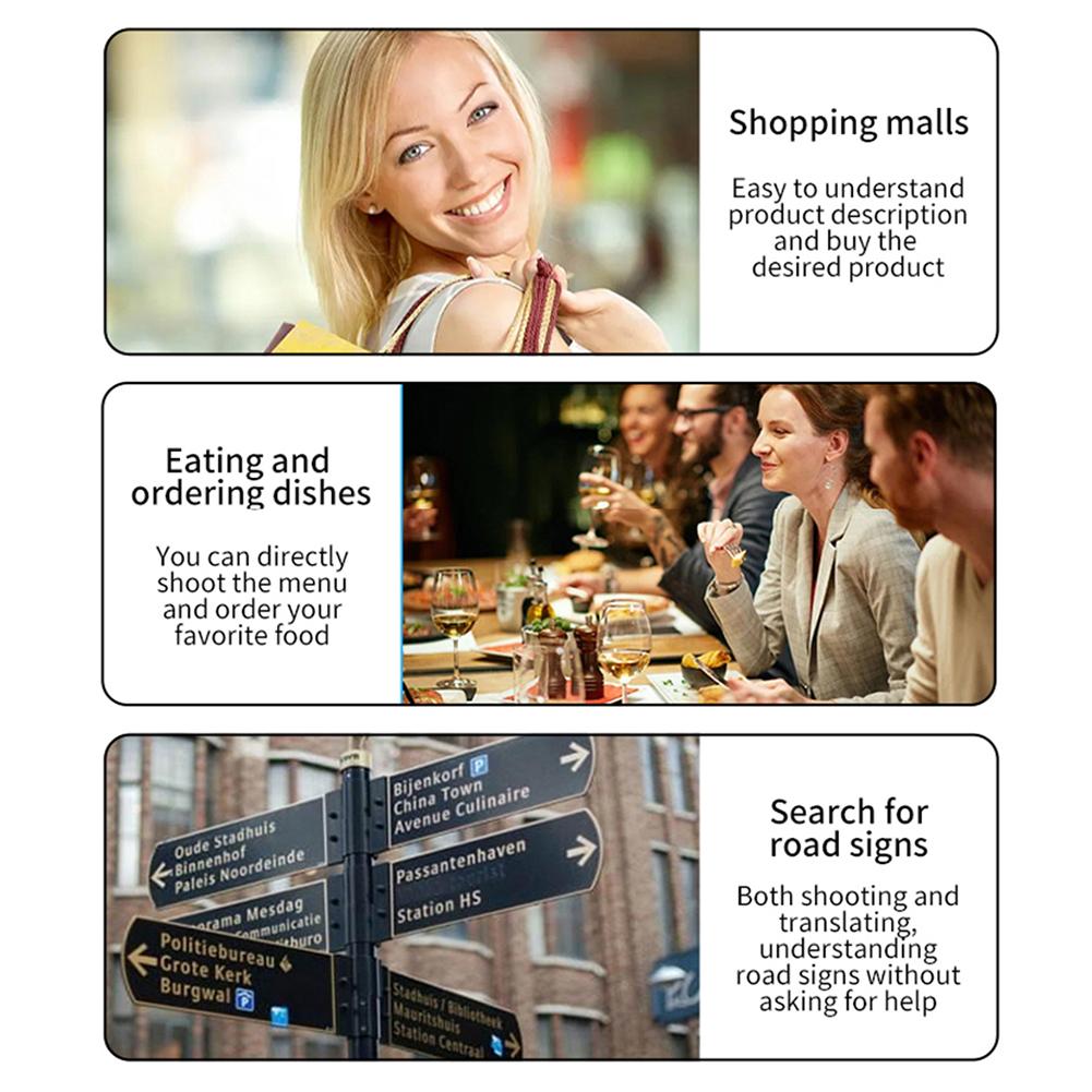 Intelligent Translator Glasses 144 Languages Portable Music Play Glasses Rechargeable Wireless Sports Sun Glasses for Men Women