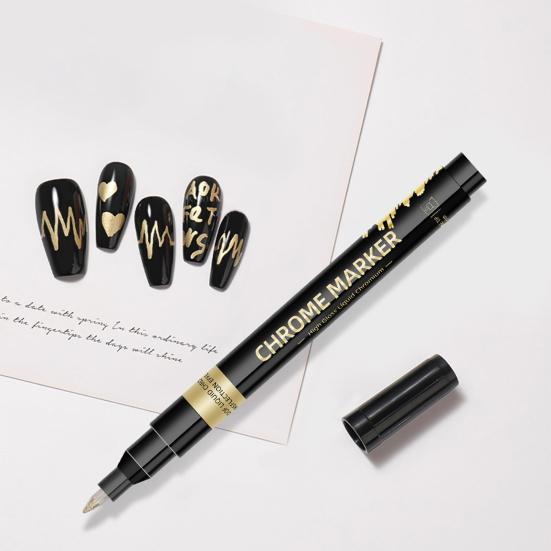 Nail Art Pen Set for Gel Nails DIY Nail Art Marker Drawing Painting Liner Pen 0.5mm Tip Quick Dry Home Salon Manicure Tool Kit