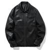 Кожаная куртка мужская европейская и американская модная тонкая мотоциклетная одежда модная брендовая свободная куртка из искусственной кожи мужская одежда