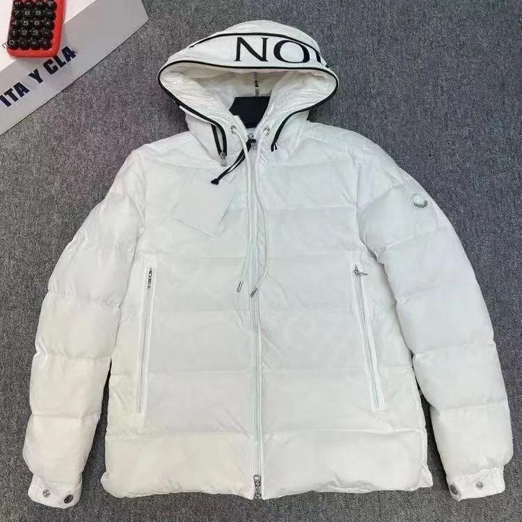 В наличии Зимняя Унисекс Яркая Поверхность Утепленная Теплая Пуховая Куртка с Капюшоном