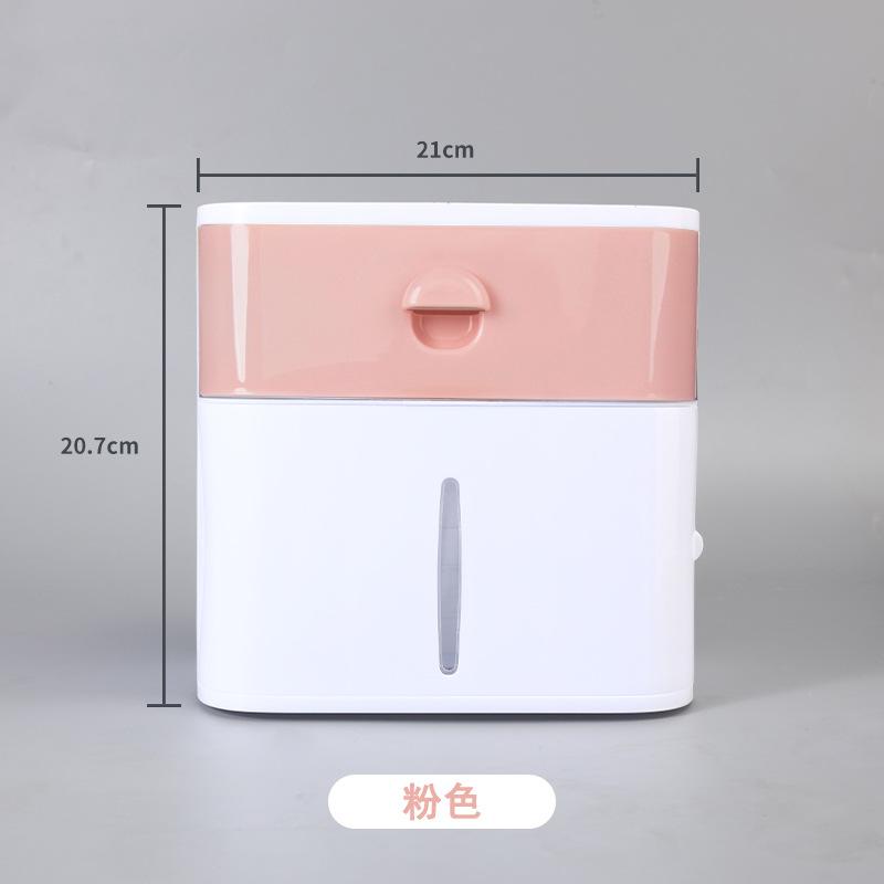 Коробки для туалетных салфеток Водонепроницаемая туалетная бумага Полка для туалетной бумаги Туалетная настенная коробка для хранения